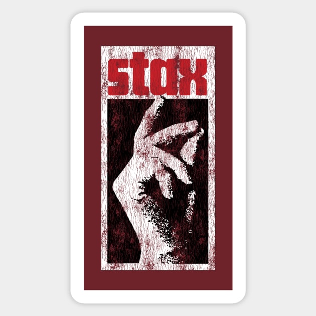 Stax Records Distressed Sticker by KevShults